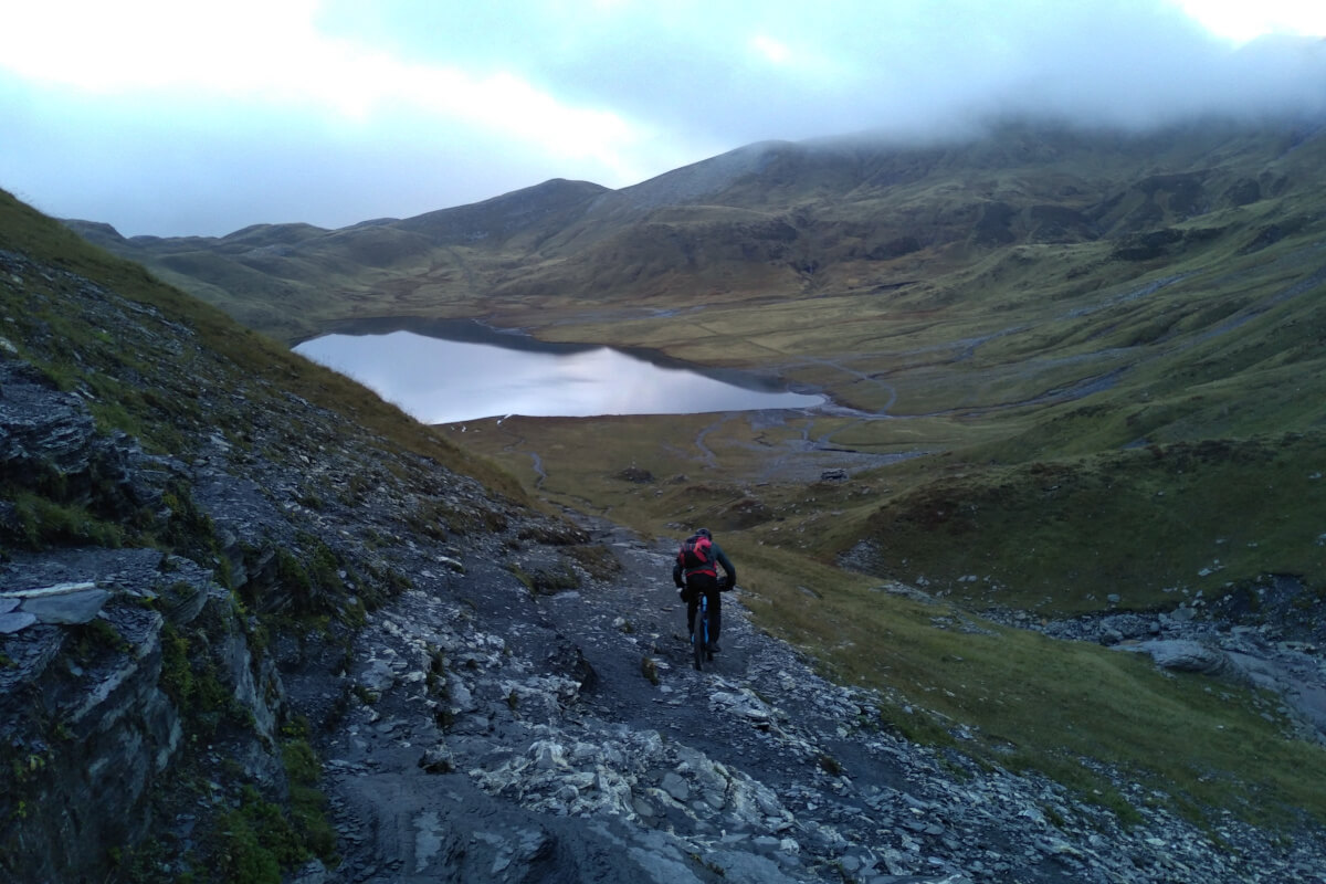 Photo vélo montagne Haute-Savoie, proche LES HOUCHES