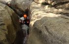 descente des toboggans de Balme en canyoning en Haute-Savoie