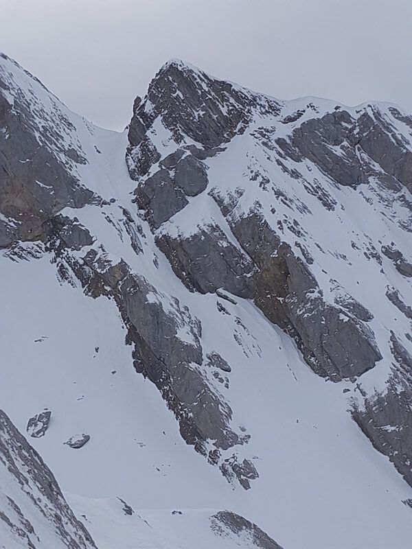 Couloir Combaz dans les Aravis
