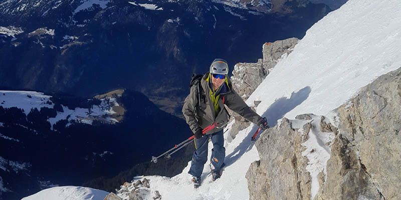 Sommet du Jallouvre en ski de rando