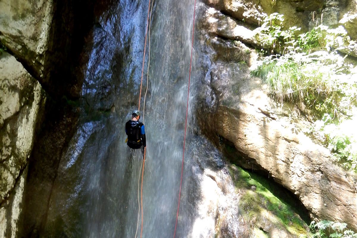 Canyon sportif proche d'Annecy